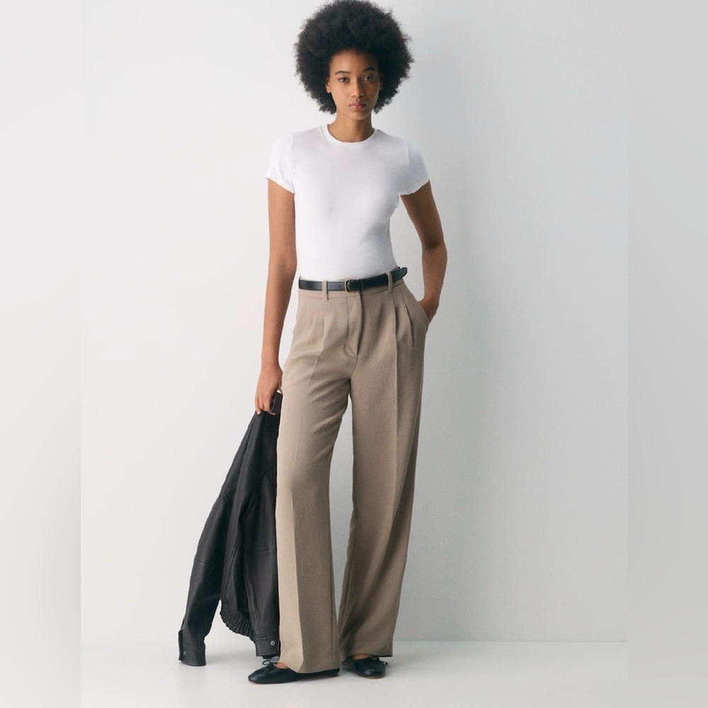 Aritzia Wilfred The Effortless High-Rise Wide-Leg Pants